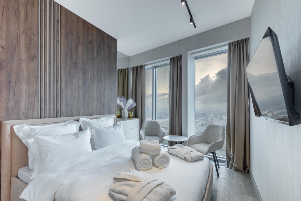 Фотография квартиры Апарт-отель Студии с панорамным видом в Москва-Сити