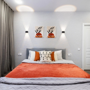 Фотография квартиры Апартаменты TatAparts оранжевая идиллия в современной студии