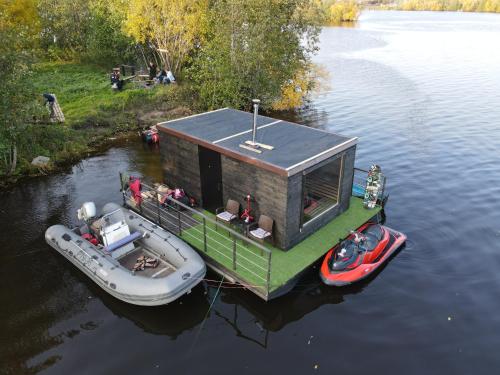 Фотография базы отдыха Тайники Севера Дом баня на воде