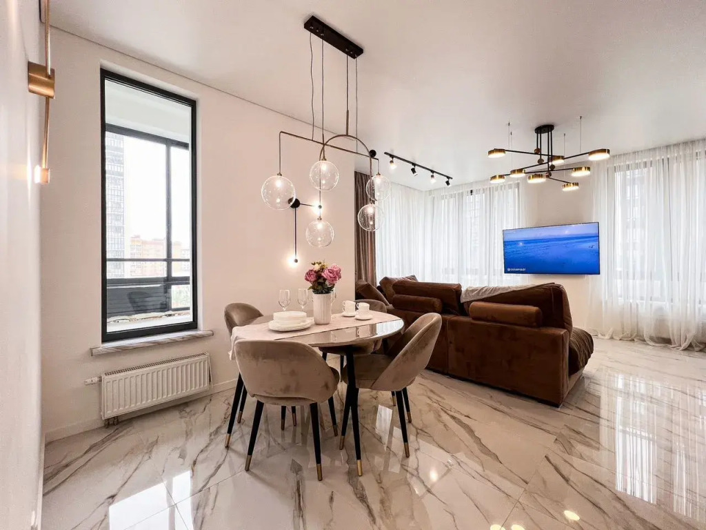 Фотография квартиры Квартира Дизайнерская Евро 2ка Sunvilles в Савин Хаус