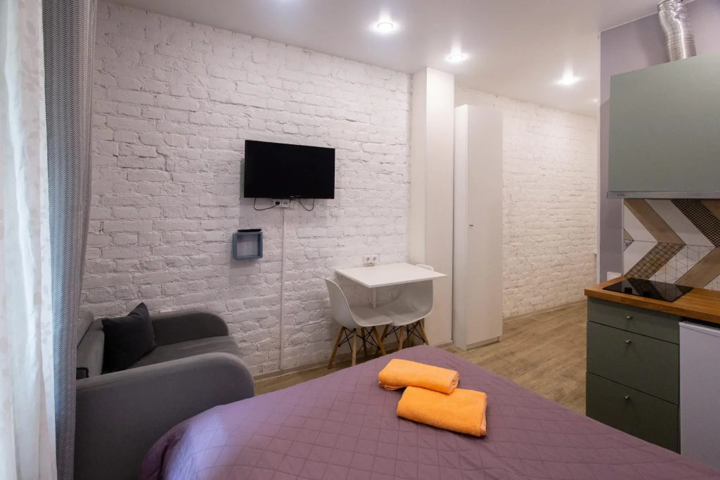 Фотография квартиры Апартаменты Гостиная на улице Большая Посадская 9/5