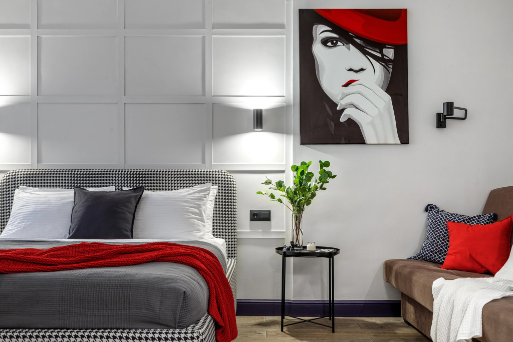 Фотография квартиры Апартаменты UzorApart Дизайнерская студия на набережной в центре города