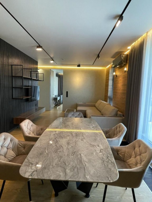 Фотографии квартиры
Апартаменты Охта Парк Adventure Люкс 82 м. с сауной