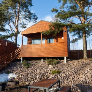 Фотография Коттеджа Частный дом Дом-студия Forest deer