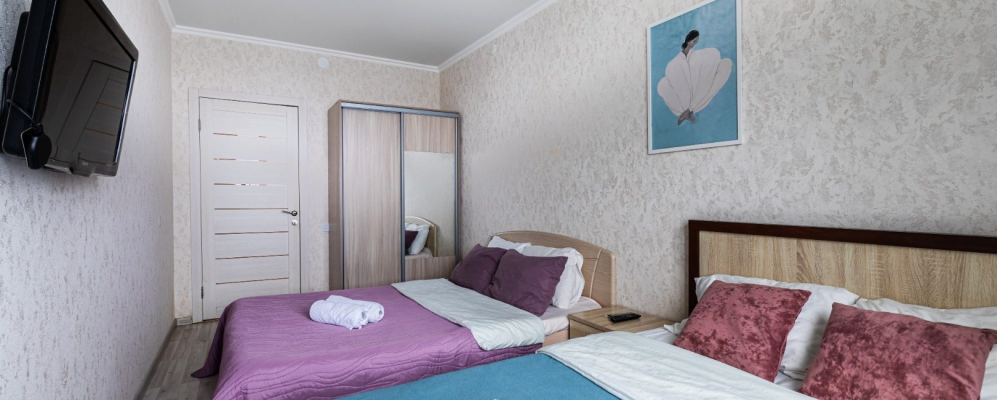 Фотографии квартиры Уютная 2х ком квартира с балконом до 7 гостей в 10 мин от Центра и всех достопримечательностей Казани от ChistoFamily