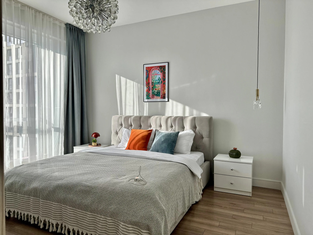 Фотография квартиры Апартаменты Яркая евродвушка Skyline напротив Мега центра