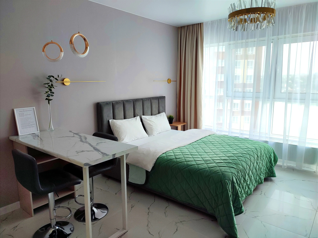 Фотография квартиры Квартира Enigma Apartments - Студия с панорамным видом в ЖК Аквамарин