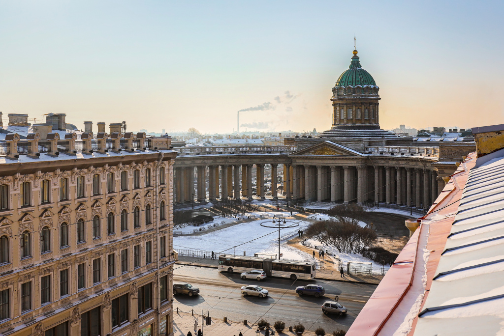 Фотография квартиры Апартаменты Minin Apartments c Террасой и видом на Казанский собор 180 кв.м.