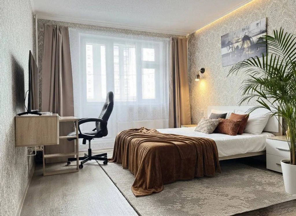 Фотография квартиры Апартаменты Уютные с балконом в центре города