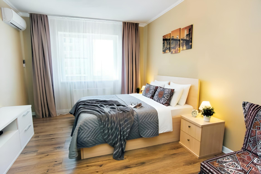 Фотография квартиры Апартаменты Uzorapart Просторная Евродвушка у Пляжа Алексино с Видом на Закат