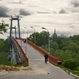Фотография Новлянский пешеходный мост