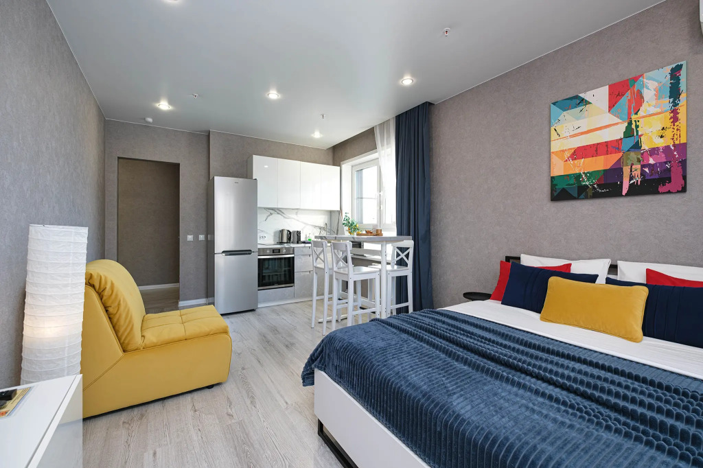 Фотография квартиры Апартаменты с видом на Обь и Михайловскую набережную