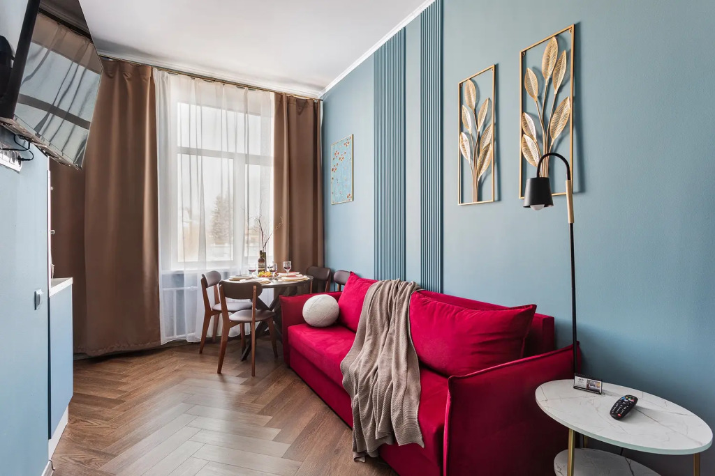 Фотография квартиры Апартаменты FullHouseApart дизайнерская четырехместная студия на вокзальной площади