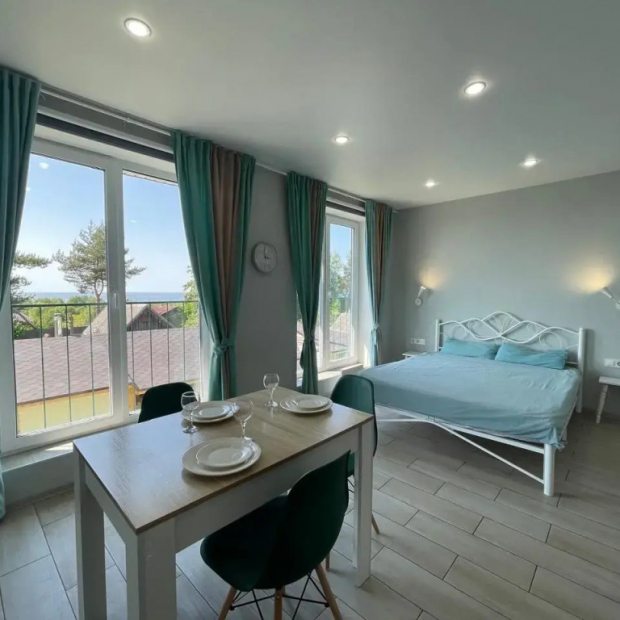 Фотографии квартиры 
            Апартаменты Студия с видом на море