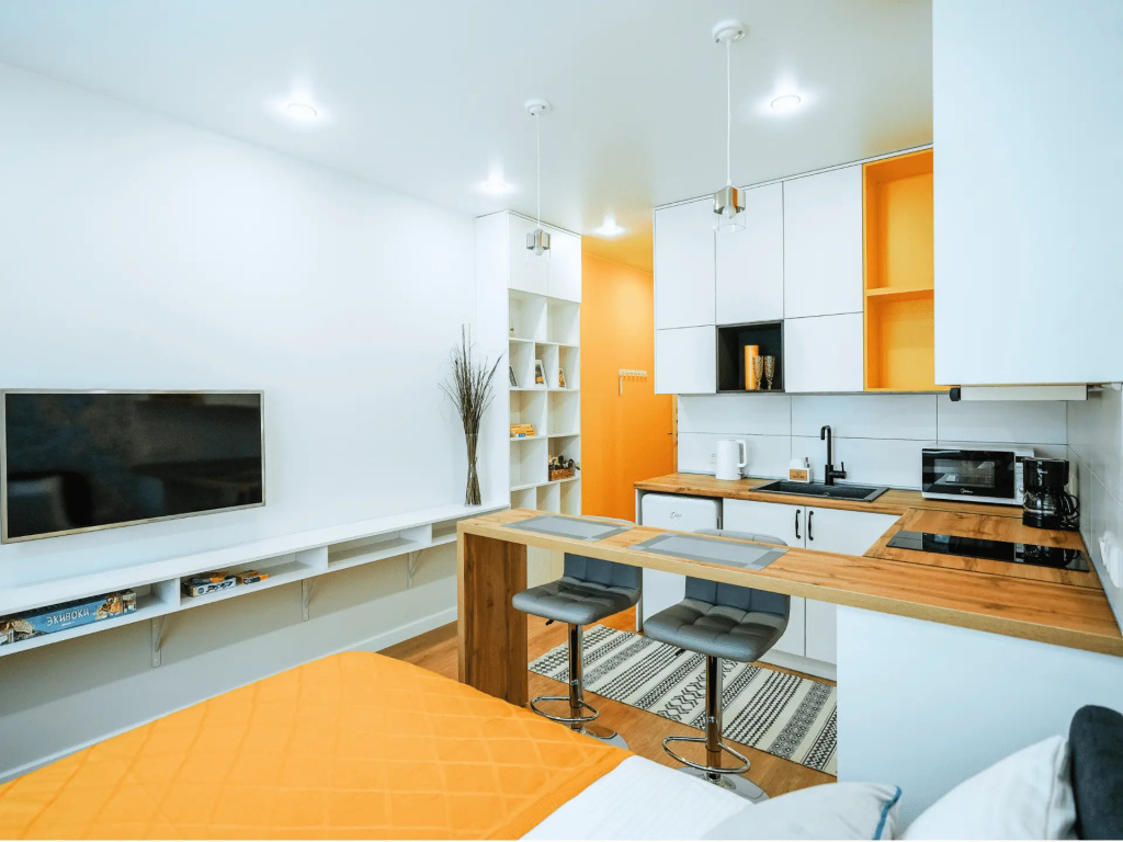 Фотография квартиры Апартаменты Yellow Studio Парк Галицкого