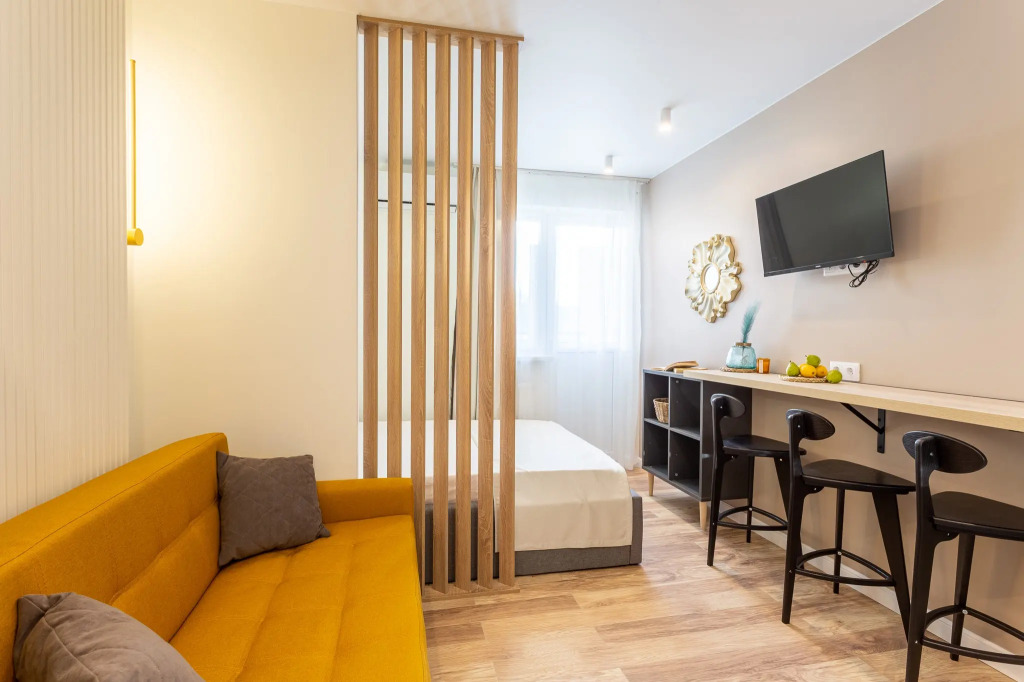 Фотография квартиры Апартаменты Морент с дизайнерским ремонтом в ЖК «Фрукты»