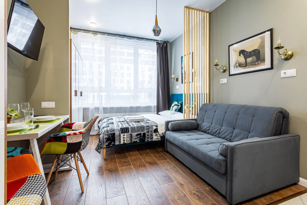 Фотография квартиры Апартаменты InHome24 Для двоих в новом жилом комплексе