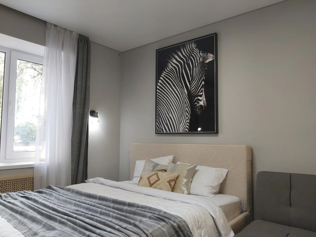 Фотография квартиры Квартира Дизайнерская Студия Для 3 Гостей у Моря Зебра