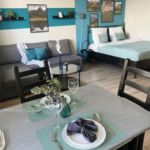 Фотография квартиры Апартаменты UraganAPART Мятная свежесть в дoме Шурика