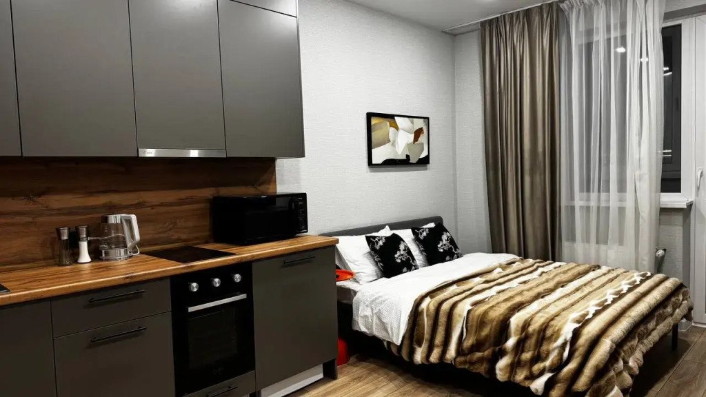 Фотография квартиры Квартира Студия Новая Стильная в ЖК Самолет