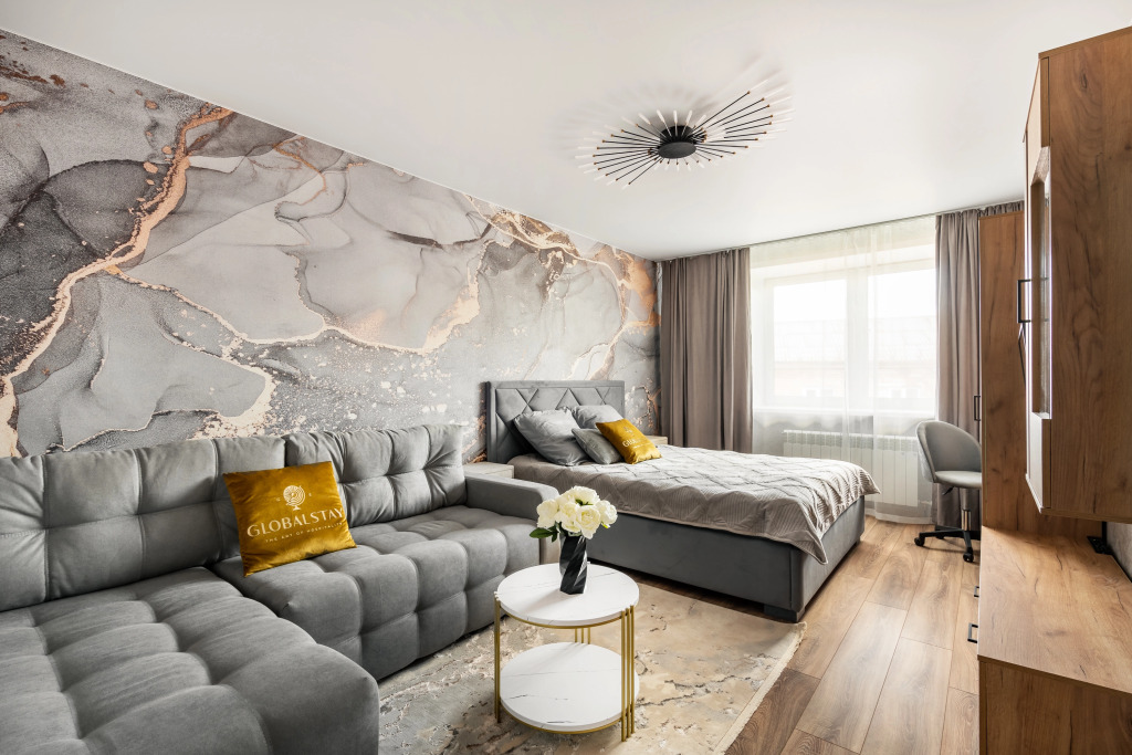 Фотография квартиры Апартаменты GLOBALSTAY Солнечная 1 Комнатная на Набережной Днепра