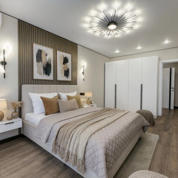 Фотографии квартиры 
            Квартира с Дизайнерским Ремонтом в Новом Доме