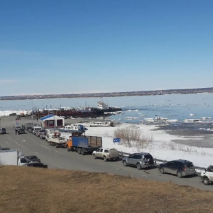 Фотография транспортного узла Паромная переправа Лабытнанги - Салехард