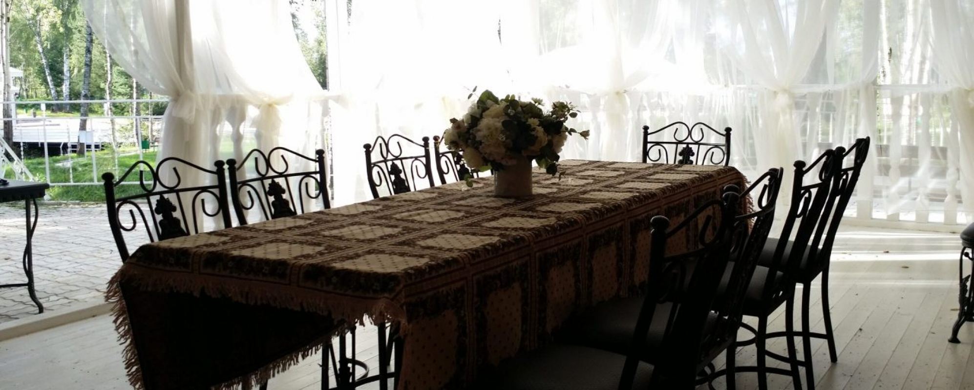 Фотографии летней террасы Беседка на 25 гостей