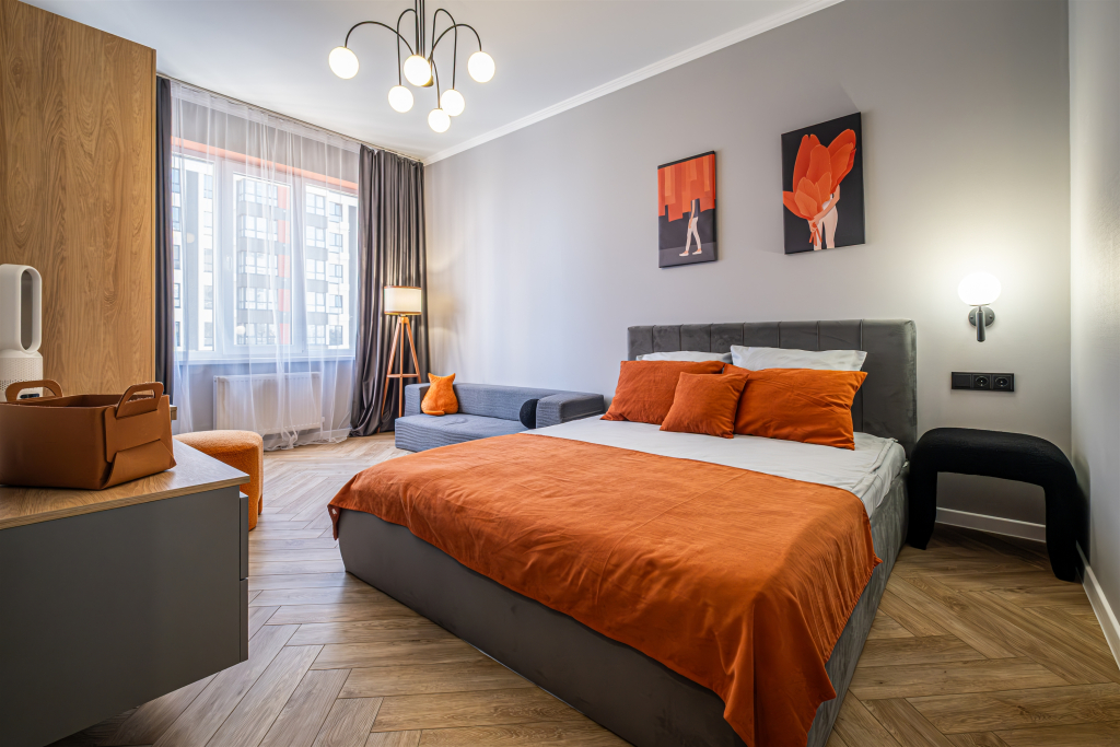 Фотография квартиры Квартира Дизайнерская однокомнатная в центре города