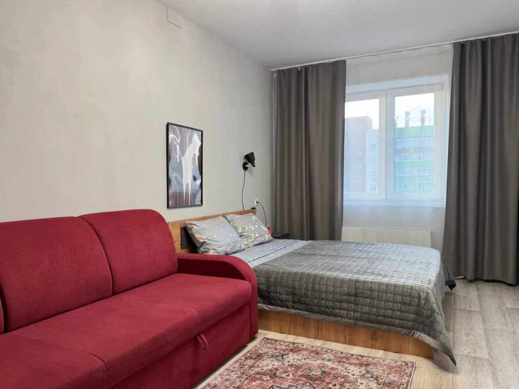 Фотография квартиры Квартира две комнаты 3 двуспальные кровати