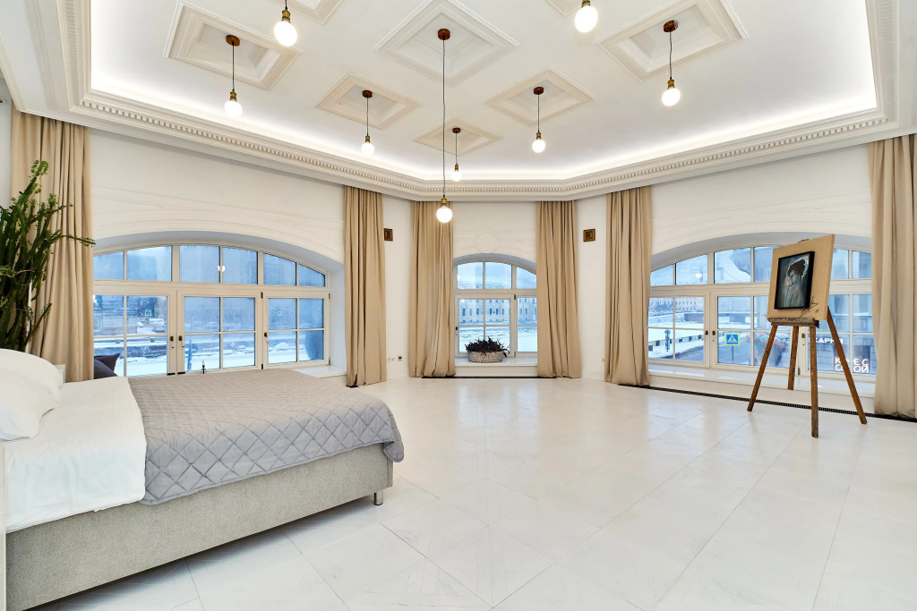 Фотография квартиры Апартаменты 100 м2 с панорамным видом на Фонтанку