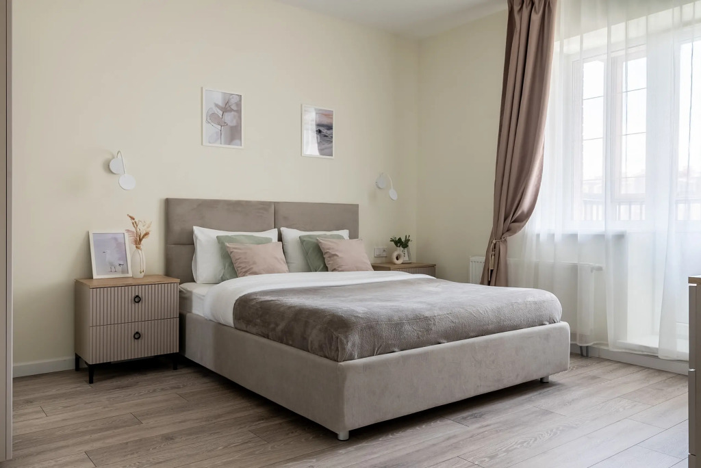 Фотография квартиры Апартаменты Двухкомнатные стильные у КВЦ Экспофорум ВГостиВПитер