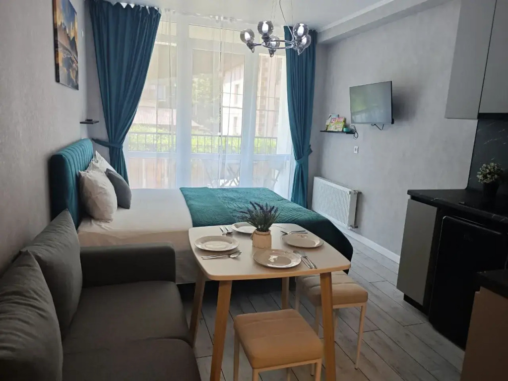 Фотография квартиры Апартаменты Студия для троих в новом малоэтажном ЖК в Агое