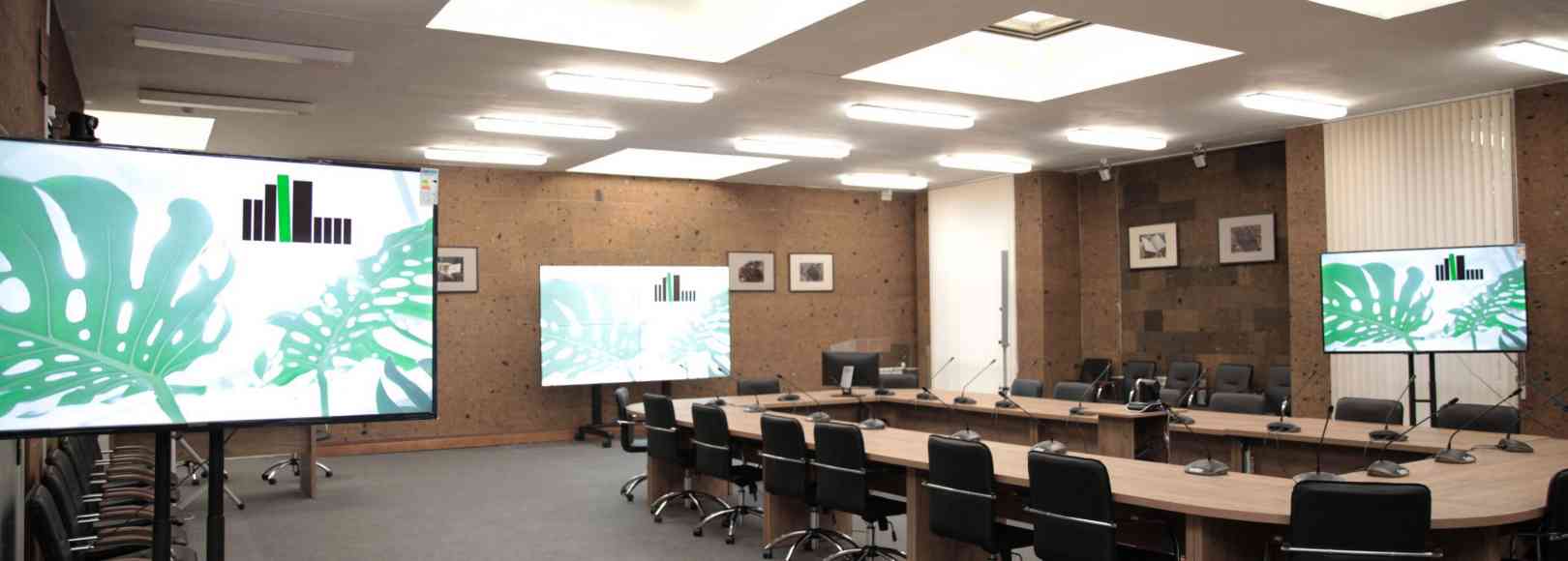 Фотография конференц-зала Конференц-зал Донской государственной публичной библиотеки