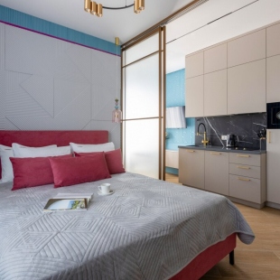 Фотография квартиры Апартаменты Арт Лайт Red Apartments Ансел