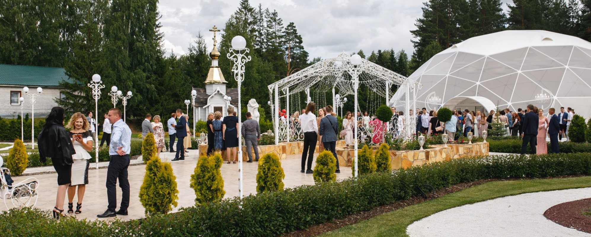 Фотографии летней террасы Шатер