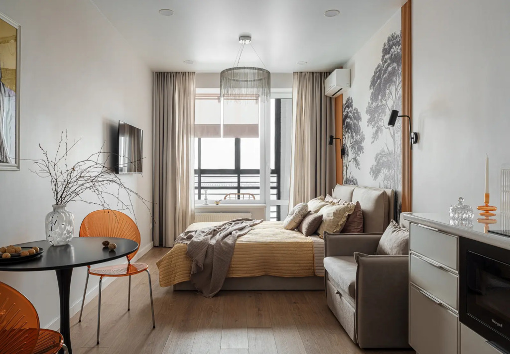 Фотография квартиры Квартира Дизайнерская с видом на парк и реку