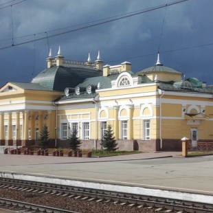 Фотография достопримечательности Железнодорожный вокзал Юрга-1