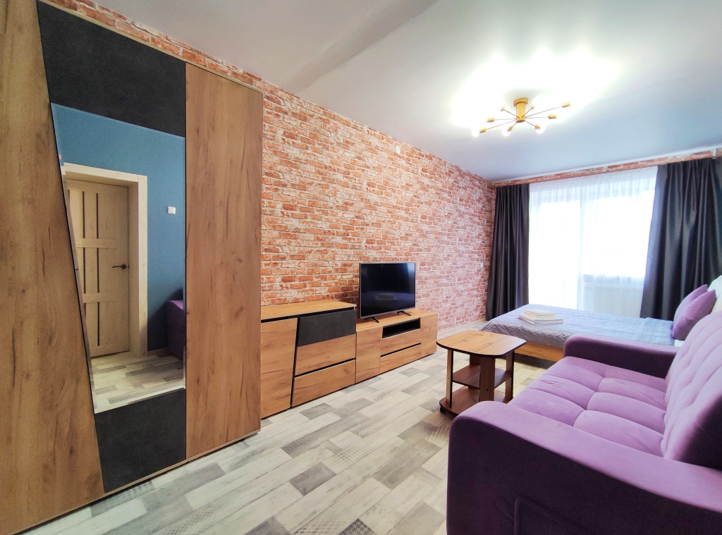 Фотография квартиры Апартаменты 2-комнатные LOFT STYLE от АКВАРЕЛЬ.FLAT у Драмтеатра