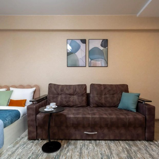 Фотографии квартиры 
            9 ночей на улице Карла Либкнехта 112