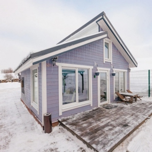 Фотография Коттеджа Частный дом «Ленский» - домик шале с мансардным этажом