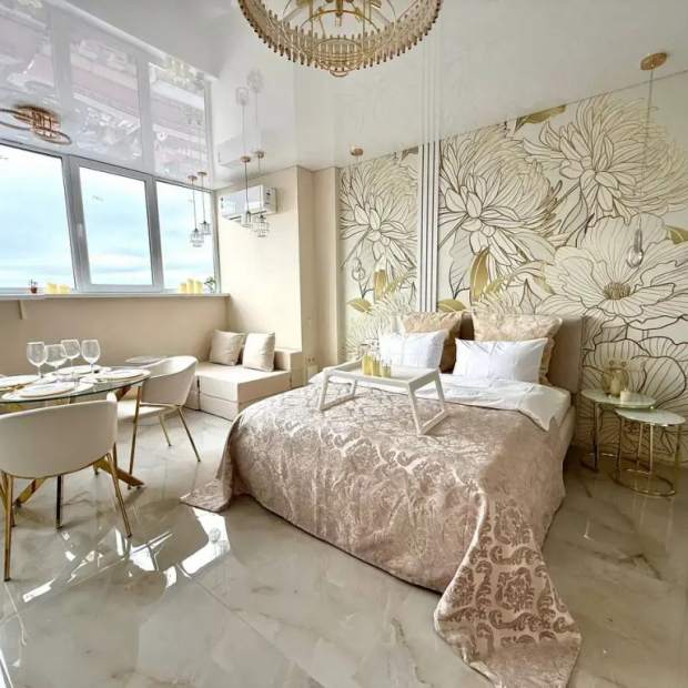 Фотографии квартиры 
            Апартаменты Атмосфера Комфорта Студия Хризантема