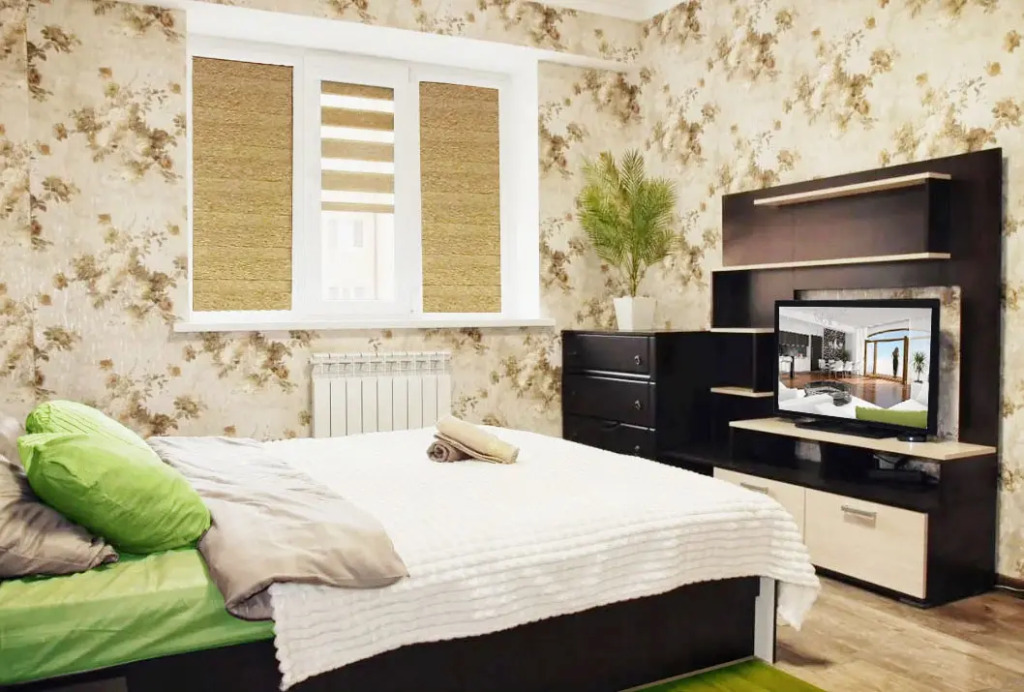 Фотография квартиры Апартаменты Квартира уютная с спорт площадкой во дворе