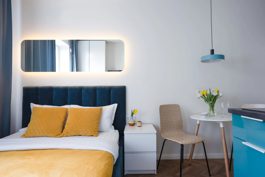 Фотография квартиры Апартаменты Pavlov Бирюзовая