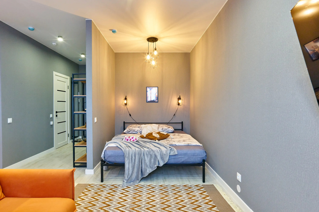 Фотография квартиры Апартаменты Студия на 15 этаже с кондиционером в ЖК Руна парк по адресу Малкова 12 на 4 человека