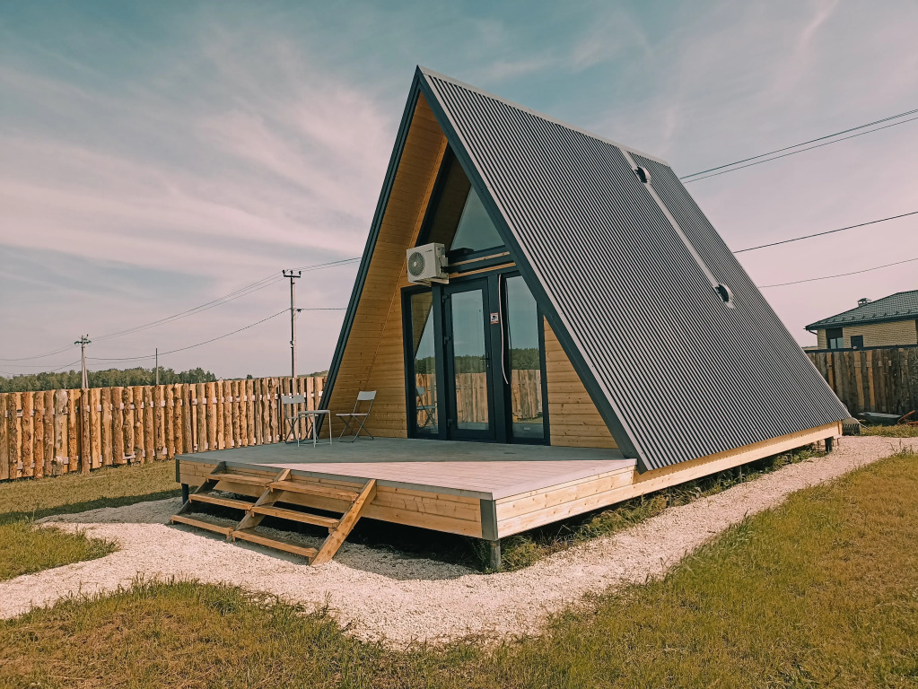 Фотография Коттеджа Частный дом с баней-бочкой