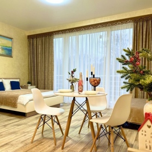 Фотография квартиры Апартаменты В Сириусе С Подогреваемым Бассейном Зимой На Территории