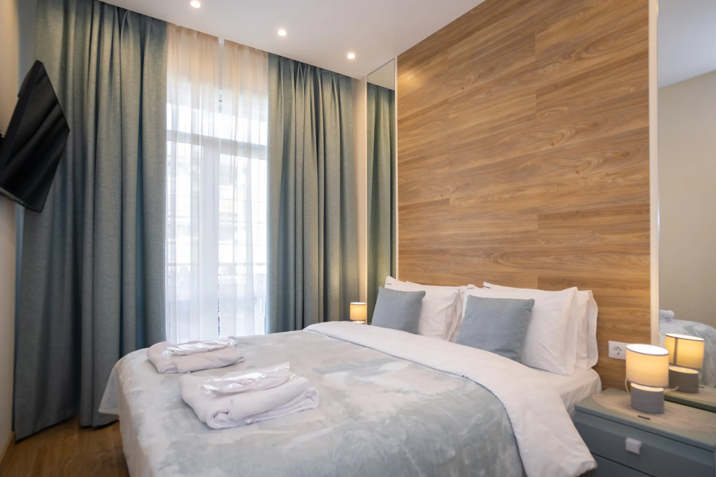 Фотография квартиры Апартаменты RED APARTMENTS Арт Лайт Сити апартамент Марк