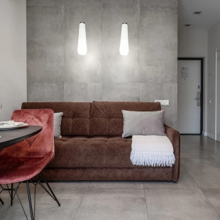 Фотография квартиры Апартаменты Red Apartments Арт Лайт Сити Апартамент Мигель