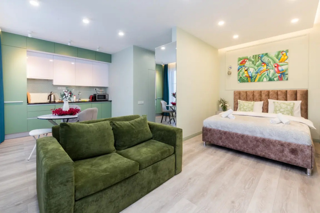 Фотография квартиры Апартамент «Фисташковый стиль»на Марьиной роще